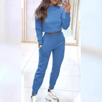 Încarcă imaginea în vizualizatorul Galerie, 🙋‍♀️Tricou de damă cu mâneci scurte și pantaloni cu manșete în 2 bucăți
