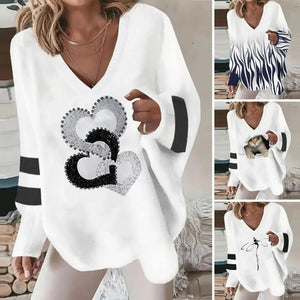 Top de dama 100% bumbac imprimat