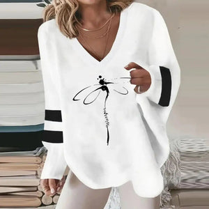 Top de dama 100% bumbac imprimat
