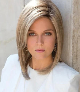 Blondă peruca doamnă lungime de umăr